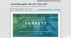 Desktop Screenshot of garrettmclaughlin.com
