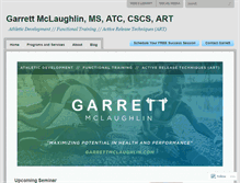 Tablet Screenshot of garrettmclaughlin.com